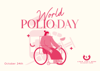 Polio Awareness Day Postcard Image Preview