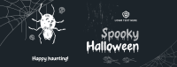 Halloween Spider Greeting Facebook cover Image Preview