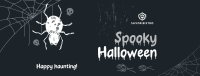 Halloween Spider Greeting Facebook cover Image Preview