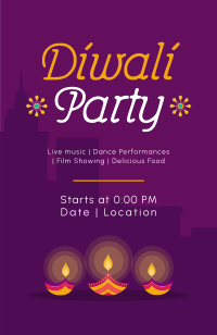 Diwali Celebration Invitation Preview