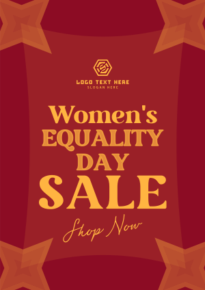 Women's Equality Sale Flyer Image Preview