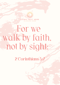 Walk by Faith Flyer Image Preview