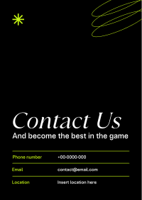 Contact Us Corporate Poster Preview