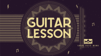 Guitar Lessons Animation Design