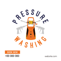 Pressure Washing Instagram Post Design