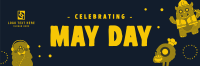 Celebrate May Day Twitter Header Design
