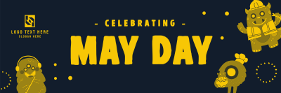 Celebrate May Day Twitter header (cover) Image Preview