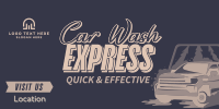 Vintage Auto Car Wash Twitter post Image Preview