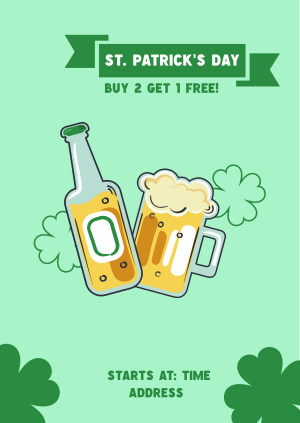 St. Patrick Pub Promo Poster Image Preview