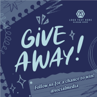 Generic Giveaway Scribbles Instagram post Image Preview