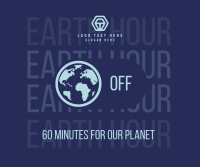 Earth Switch Off Facebook Post Design