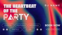 Typographic Party DJ Animation Preview