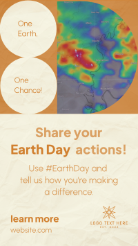 Earth Day Action Facebook Story Design