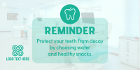 Dental Reminder Twitter post Image Preview