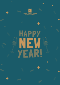 Happy New Year Flyer Image Preview
