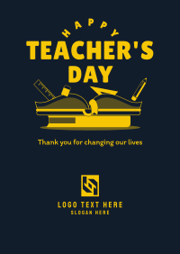 Teachers Special Day Poster Design