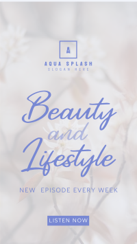 Beauty and Lifestyle Podcast TikTok Video Image Preview