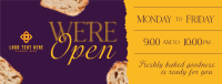 Bakery Opening Hours Facebook Cover Preview