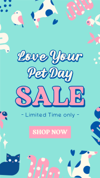 Love Your Pet Day Sale Instagram reel Image Preview