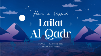 Blessed Lailat al-Qadr Facebook event cover Image Preview