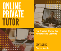 Professional Online Tutor Facebook post Image Preview