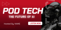 Future of Technology Podcast Twitter Post Design