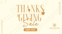 Thanksgiving Autumn Shop Sale Animation Design