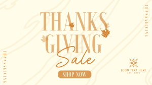 Thanksgiving Autumn Shop Sale Animation Image Preview
