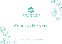 Wedding Planner Postcard Image Preview