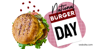 Fun Burger Day Twitter post Image Preview