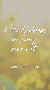 Mindfulness Quote Instagram story Image Preview