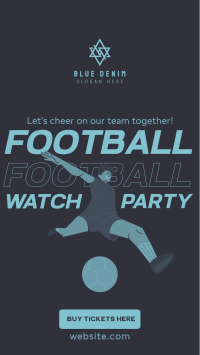 Football Watch Party Instagram Reel Image Preview