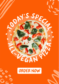 Vegan Pizza Poster Image Preview