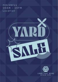 Agnostic Yard Sale Poster Design