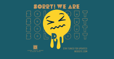 Sorry Sold Out Facebook ad Image Preview