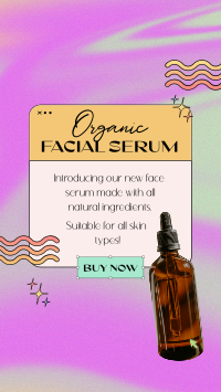 Organic  Skincare Y2K Facebook Story Design