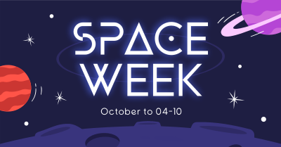 Space Week Event Facebook ad Image Preview