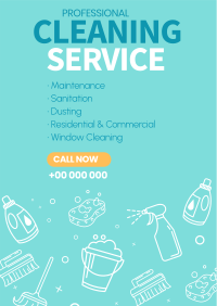 Cleaning Company Flyer Design