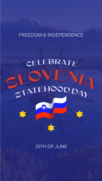Slovenia Statehood Celebration TikTok Video Image Preview