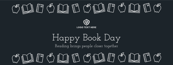 Book Day Message Facebook Cover Design Image Preview