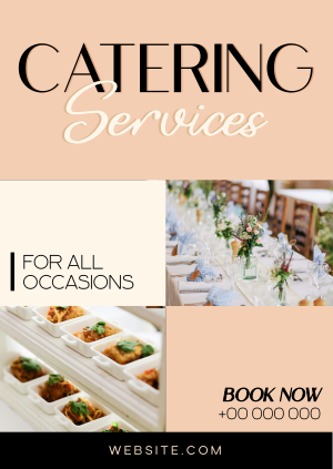 Elegant Catering Service Poster Image Preview