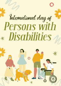 Persons with Disability Day Poster Design