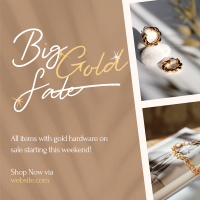 Big Gold Sale Instagram post Image Preview