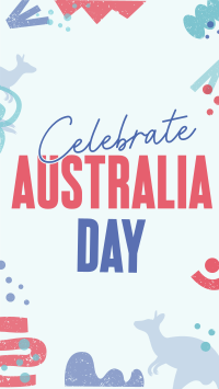 Celebrate Australia Facebook Story Design