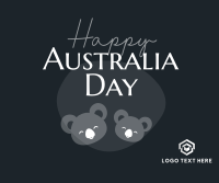 Happy Australia Day Facebook Post Design