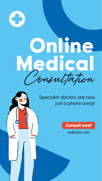 Online Specialist Doctors Instagram Story Design