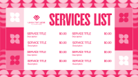 Abstract Service List Animation Preview