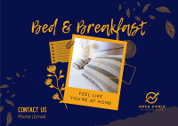 Homey Bed and Breakfast Postcard Image Preview
