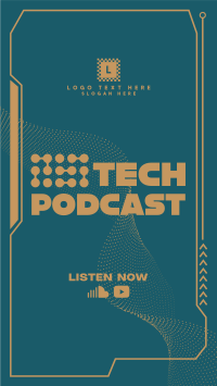 Technology Podcast Circles Facebook Story Preview