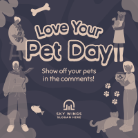 Quirky Pet Love Instagram post Image Preview
